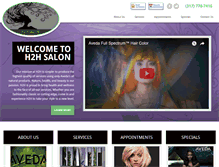 Tablet Screenshot of h2h-salon.com